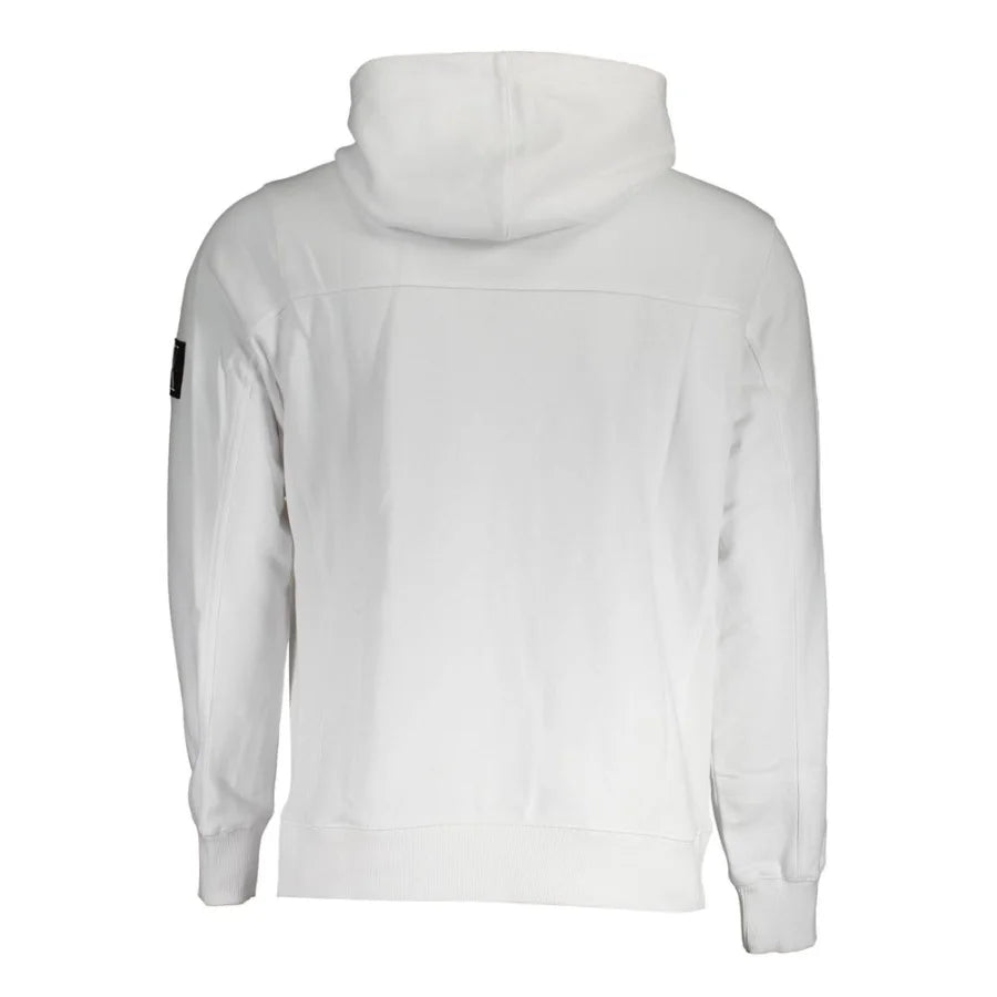 Calvin Klein Bianco Cotton Men Sweatshirt