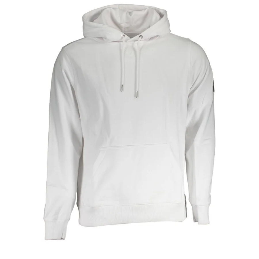 Calvin Klein Bianco Cotton Men Sweatshirt
