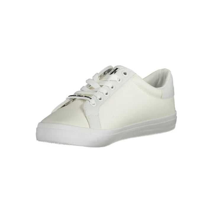Calvin Klein Bianco Cotton Women Sneaker