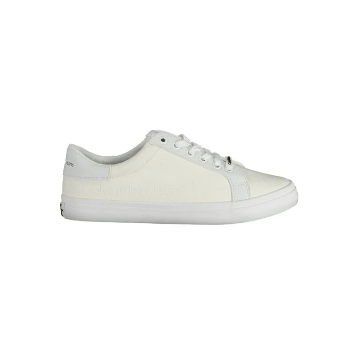 Calvin Klein Bianco Cotton Women Sneaker