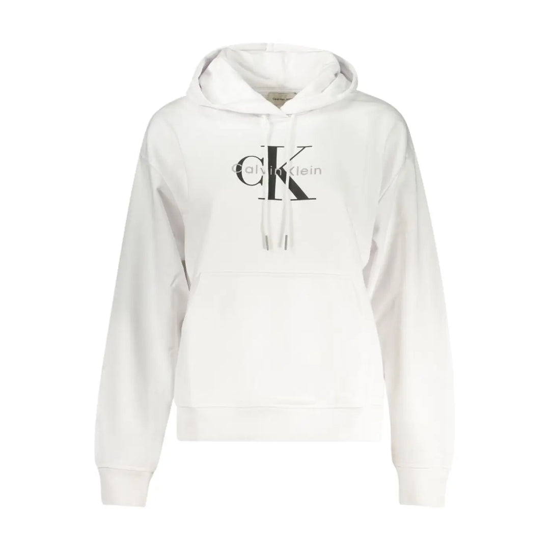 Calvin Klein Bianco Cotton Women Sweatshirt