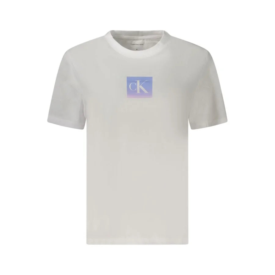 Calvin Klein Bianco Cotton Women T-Shirt