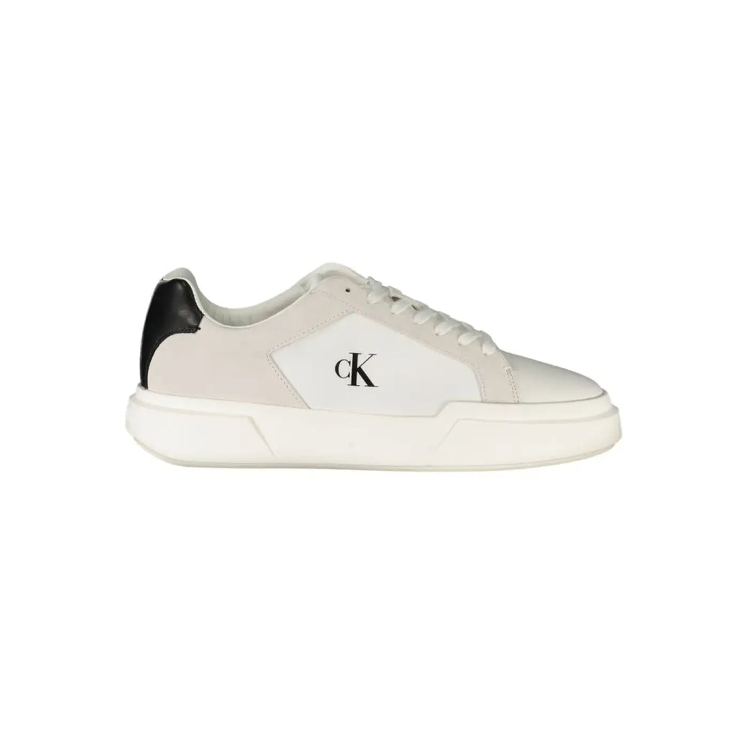 Calvin Klein Bianco Leather Men Sneaker