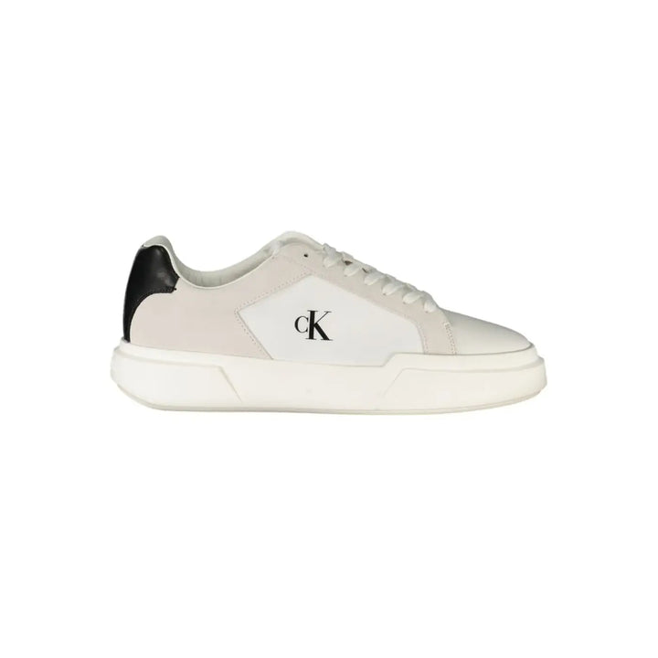 Calvin Klein Bianco Leather Men Sneaker