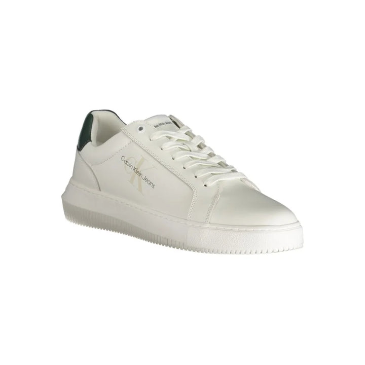 Calvin Klein Bianco Leather Men Sneaker
