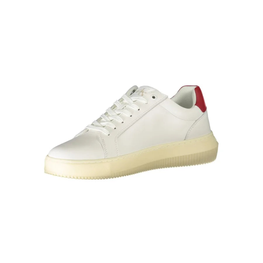 Calvin Klein Bianco Leather Men’s Sneaker