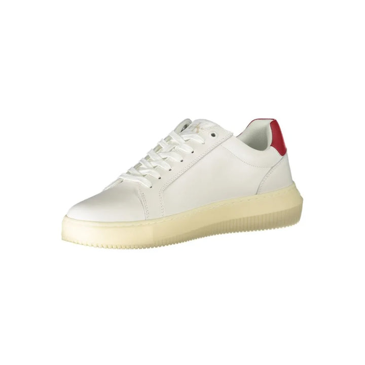 Calvin Klein Bianco Leather Men’s Sneaker