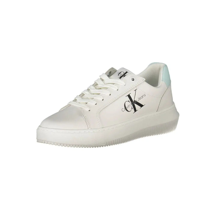 Calvin Klein Bianco Leather Women Sneaker