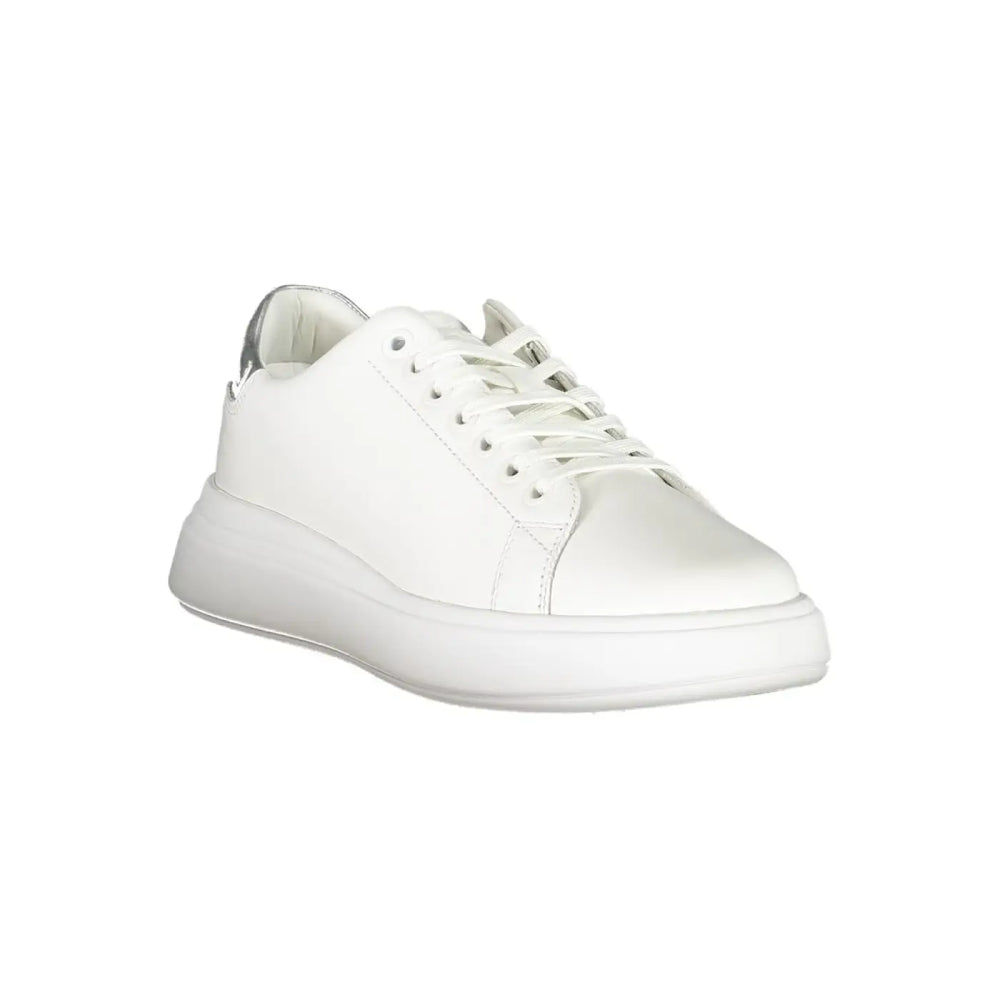 Calvin Klein Bianco Leather Women Sneaker