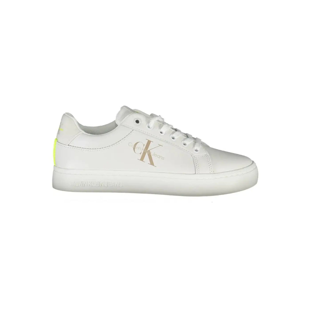 Calvin Klein Bianco Leather Women Sneaker