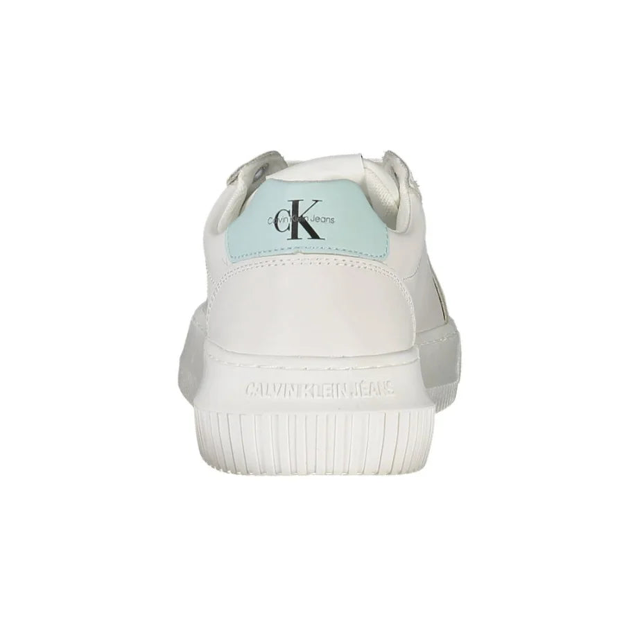 Calvin Klein Bianco Leather Women Sneaker