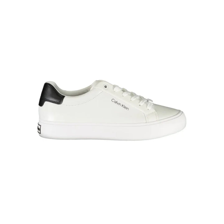 Calvin Klein Bianco Leather Women Sneaker