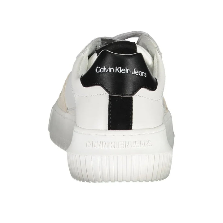 Calvin Klein Bianco Leather Women Sneaker