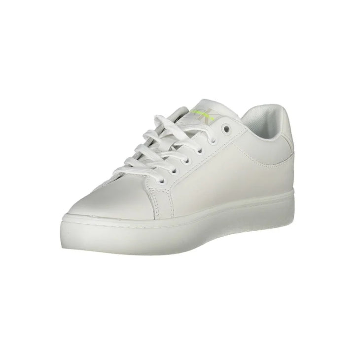 Calvin Klein Bianco Leather Women Sneaker