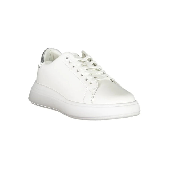 Calvin Klein Bianco Leather Women Sneaker