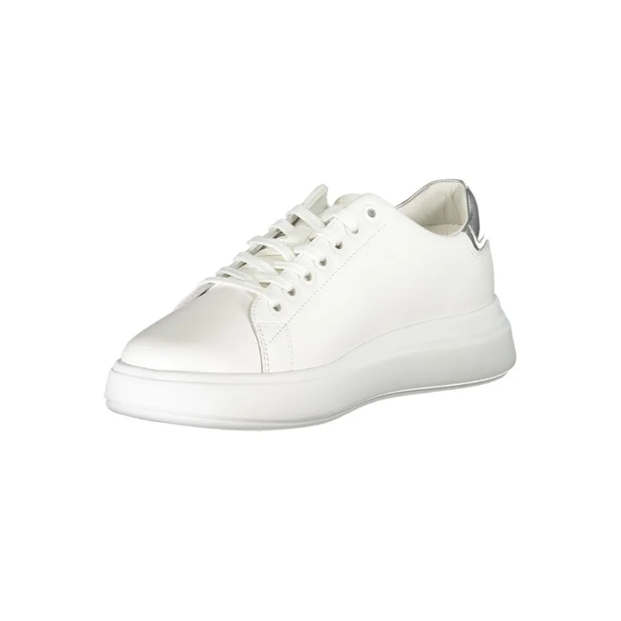 Calvin Klein Bianco Leather Women Sneaker