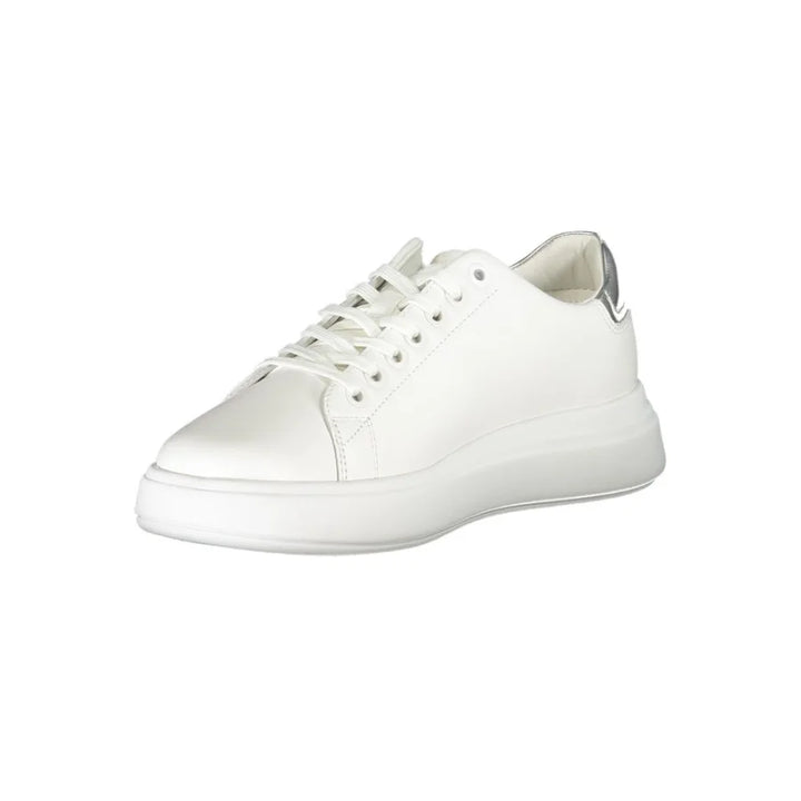 Calvin Klein Bianco Leather Women Sneaker