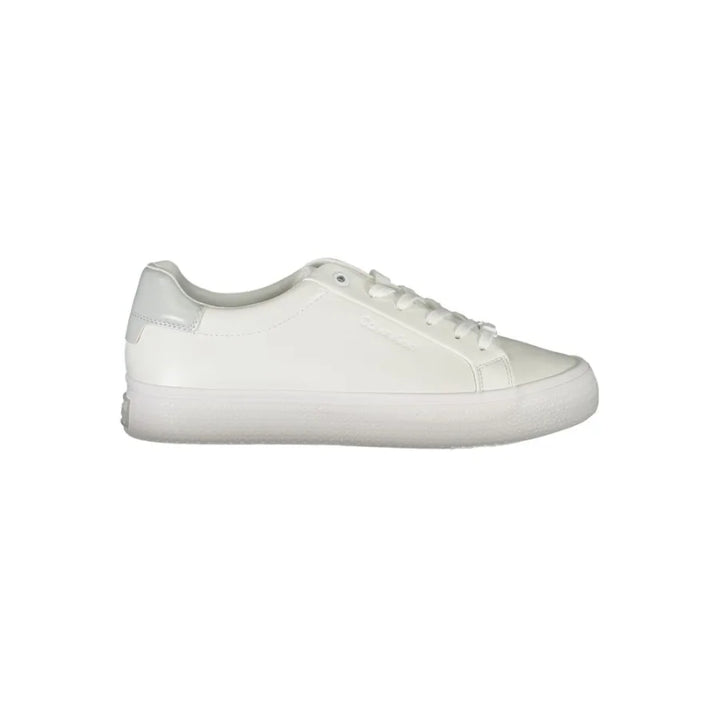 Calvin Klein Bianco Pelle Women Sneaker