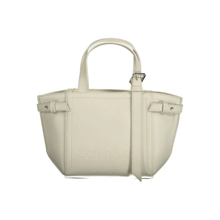 Calvin Klein Bianco Polyester Women Handbag