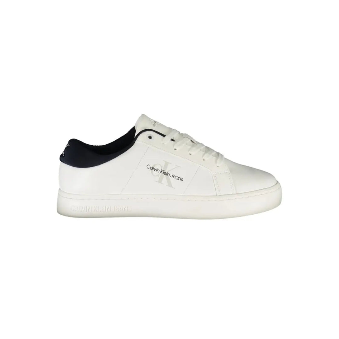 Calvin Klein Bianco Polyurethane Men Sneaker