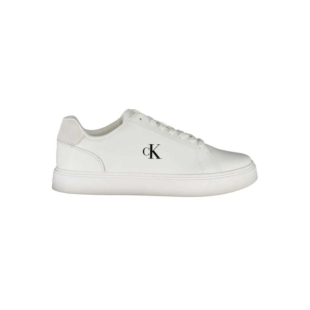 Calvin Klein Bianco Polyurethane Men Sneaker