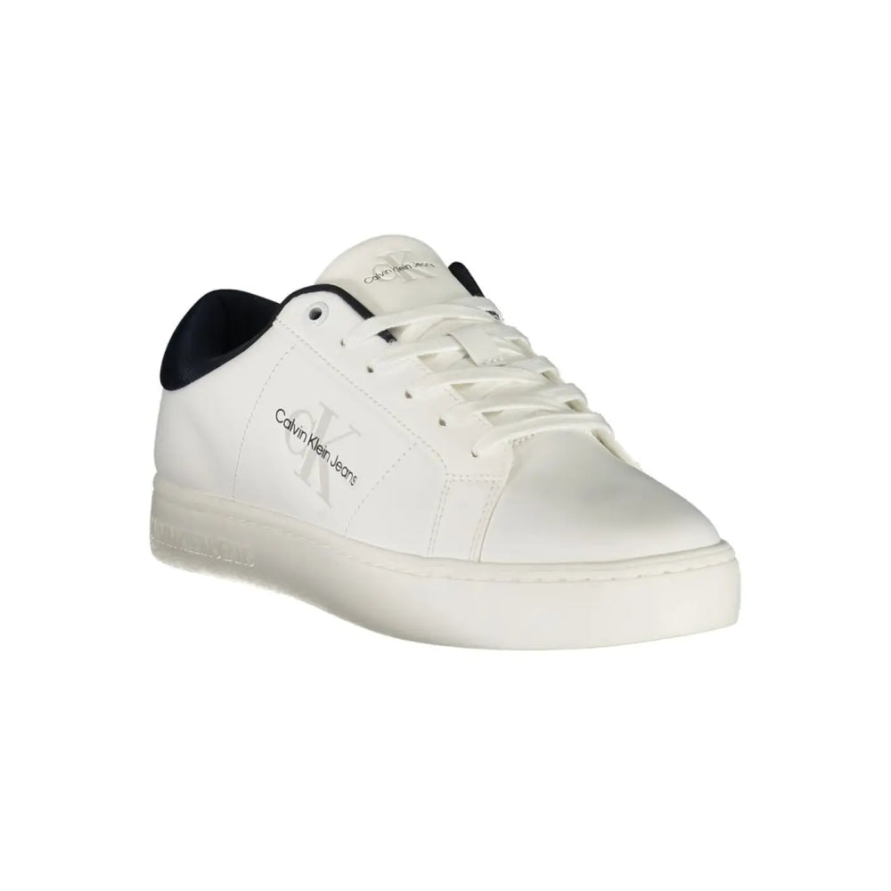 Calvin Klein Bianco Polyurethane Men Sneaker