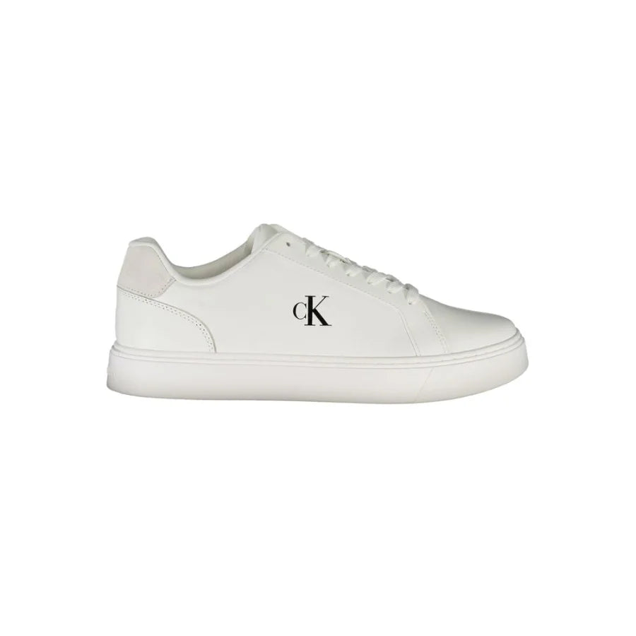 Calvin Klein Bianco Polyurethane Men Sneaker
