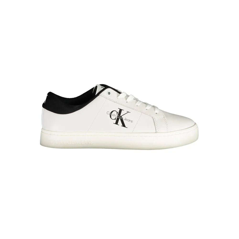Calvin Klein Bianco Polyurethane Men Sneaker