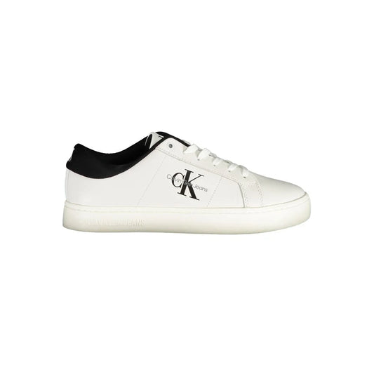 Calvin Klein Bianco Polyurethane Men Sneaker