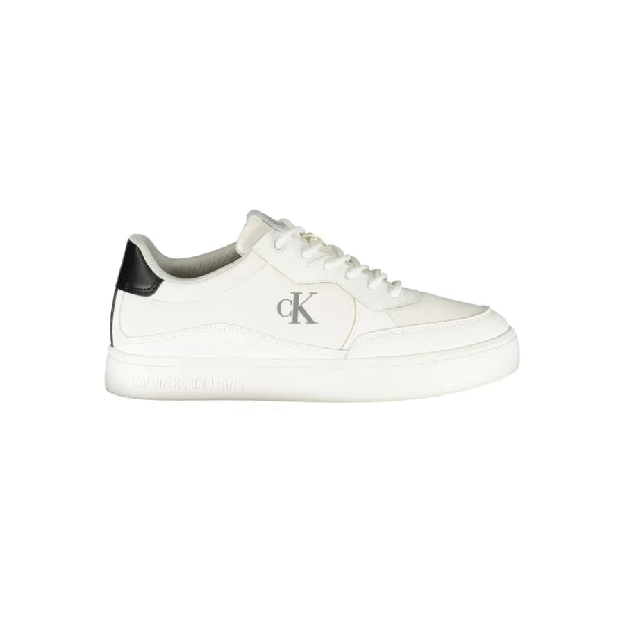 Calvin Klein Bianco Polyurethane Men Sneaker