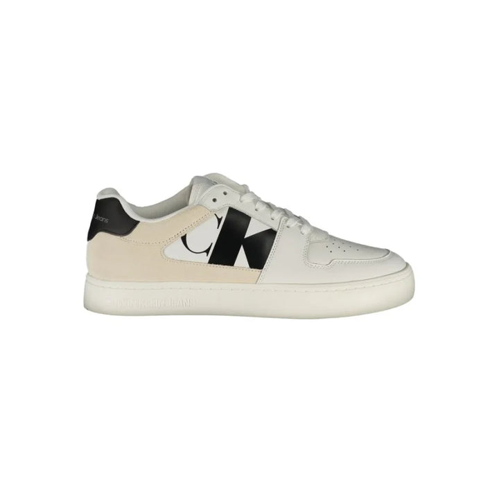 Calvin Klein Bianco Polyurethane Men Sneaker