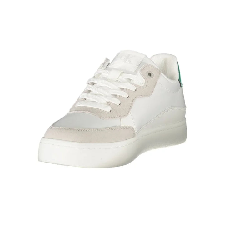 Calvin Klein Bianco Polyurethane Men Sneaker