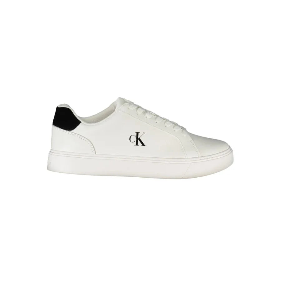 Calvin Klein Bianco Polyurethane Men Sneaker