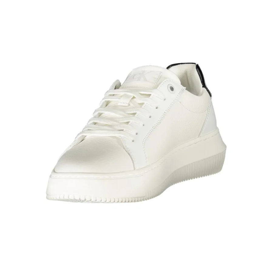 Calvin Klein Bianco Polyurethane Women Sneaker