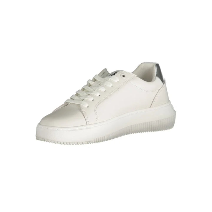 Calvin Klein Bianco Polyurethane Women Sneaker