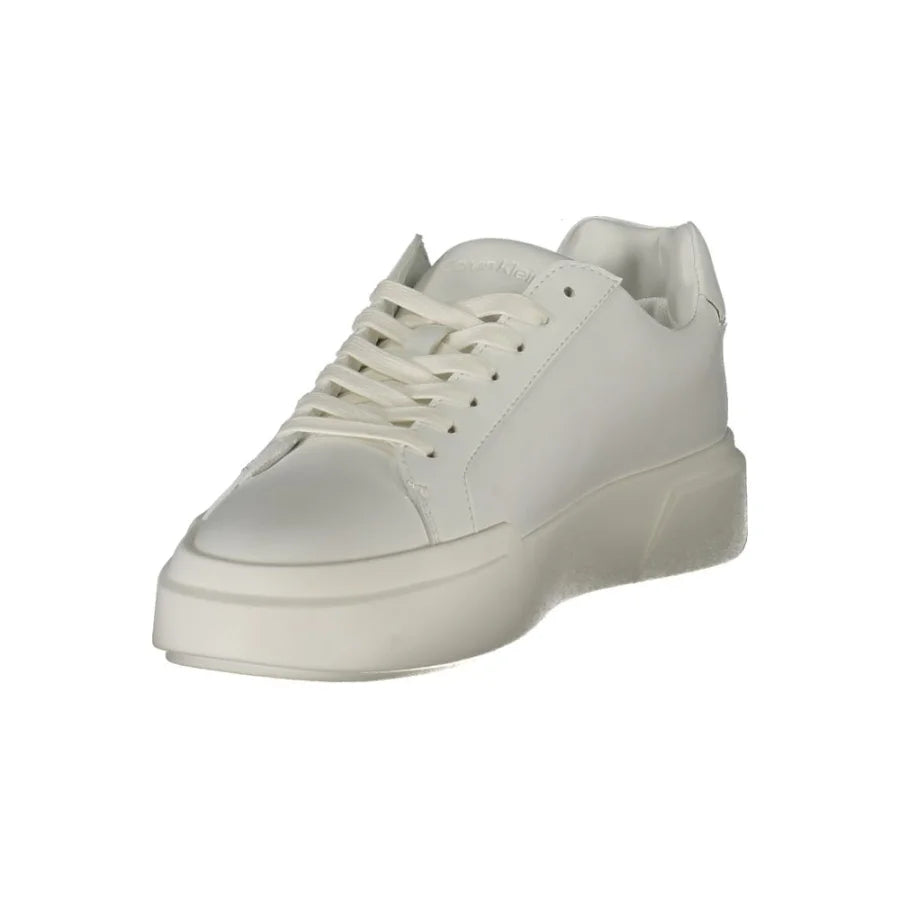 Calvin Klein Bianco Polyurethane Women Sneaker