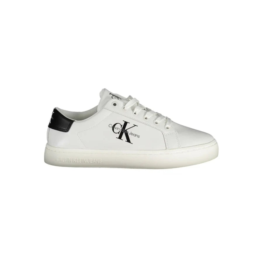 Calvin Klein Bianco Polyurethane Women Sneaker