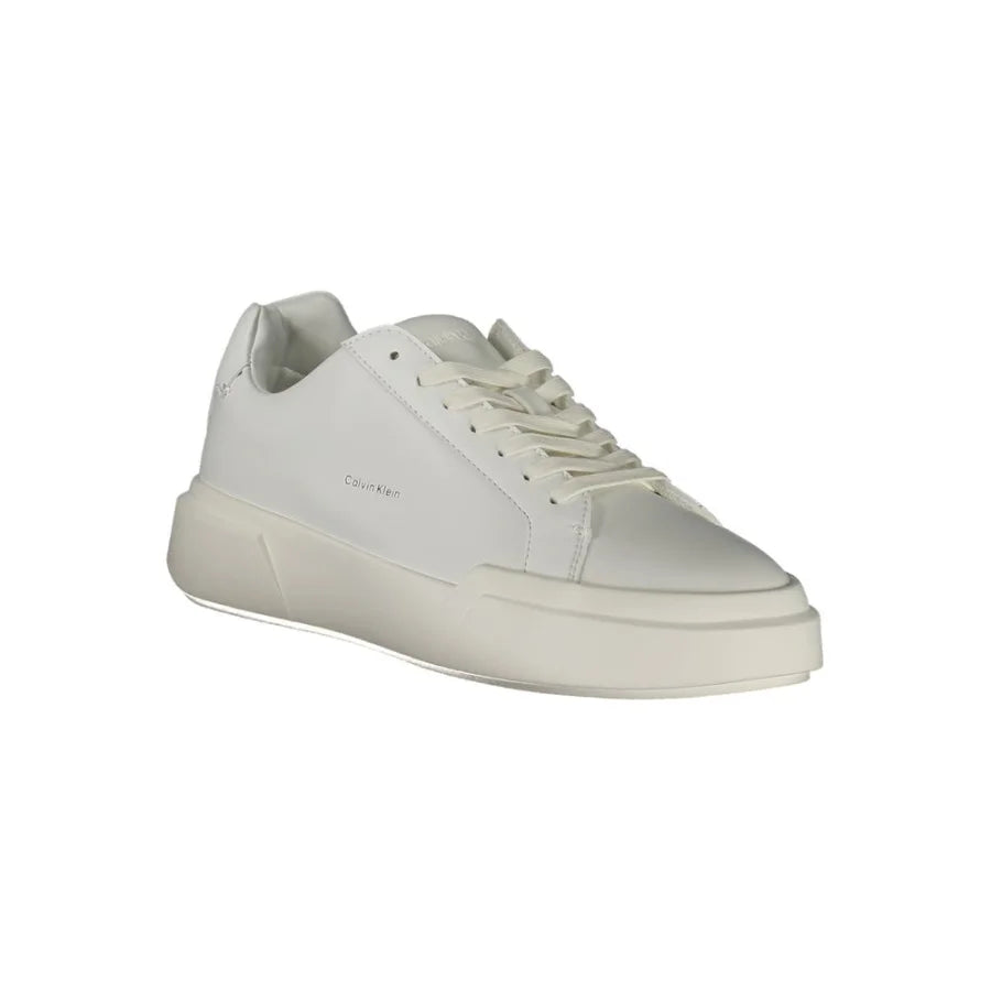 Calvin Klein Bianco Polyurethane Women Sneaker