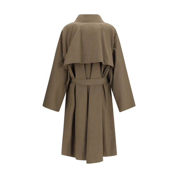 Calvin Klein Trench Coats - Bicolor Cotton Coat