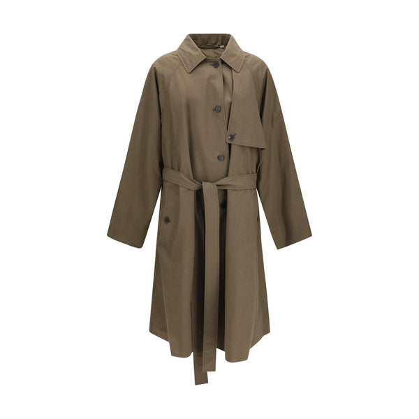 Calvin Klein Trench Coats - Bicolor Cotton Coat
