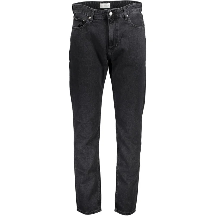 Calvin Klein Black Cotton Men Jeans