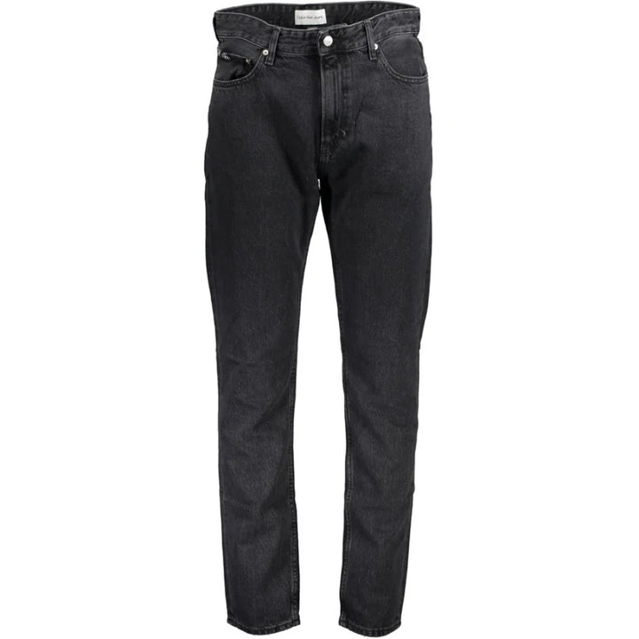Calvin Klein Black Cotton Men Jeans