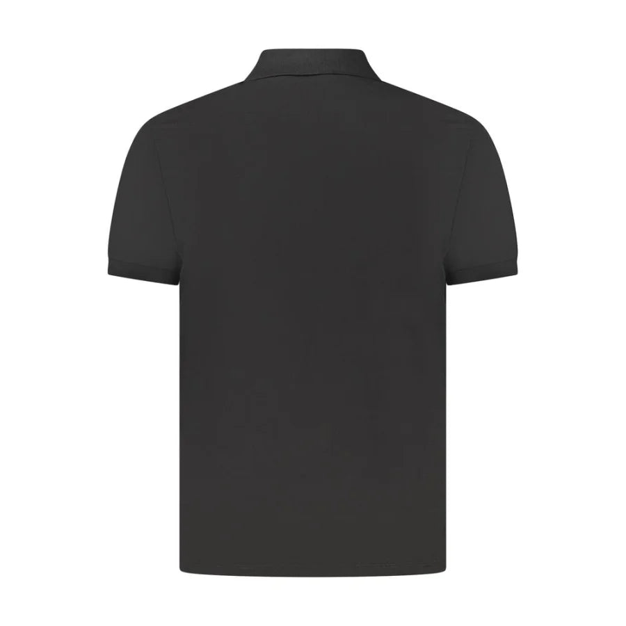 Calvin Klein Black Cotton Men Polo