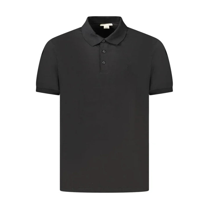 Calvin Klein Black Cotton Men Polo