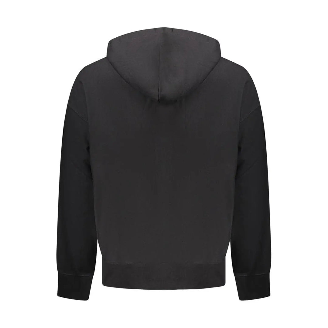 Calvin Klein Black Cotton Men Sweatshirt