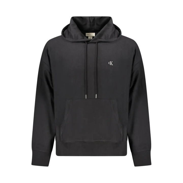 Calvin Klein Black Cotton Men Sweatshirt