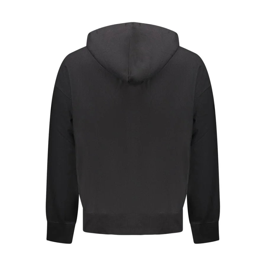 Calvin Klein Black Cotton Men Sweatshirt