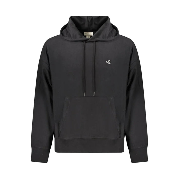 Calvin Klein Black Cotton Men Sweatshirt