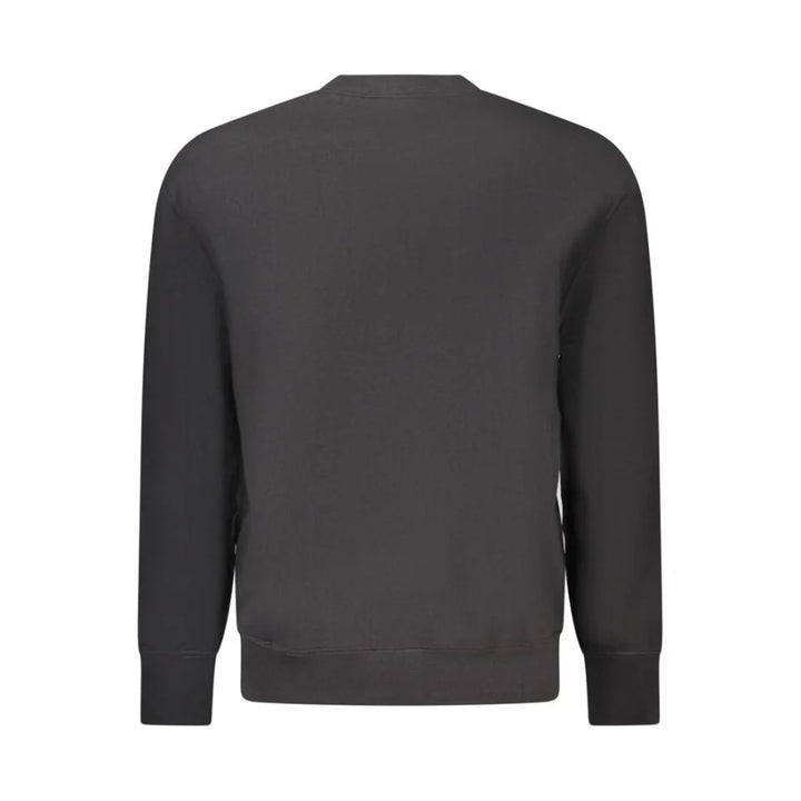 Calvin Klein Black Cotton Men Sweatshirt