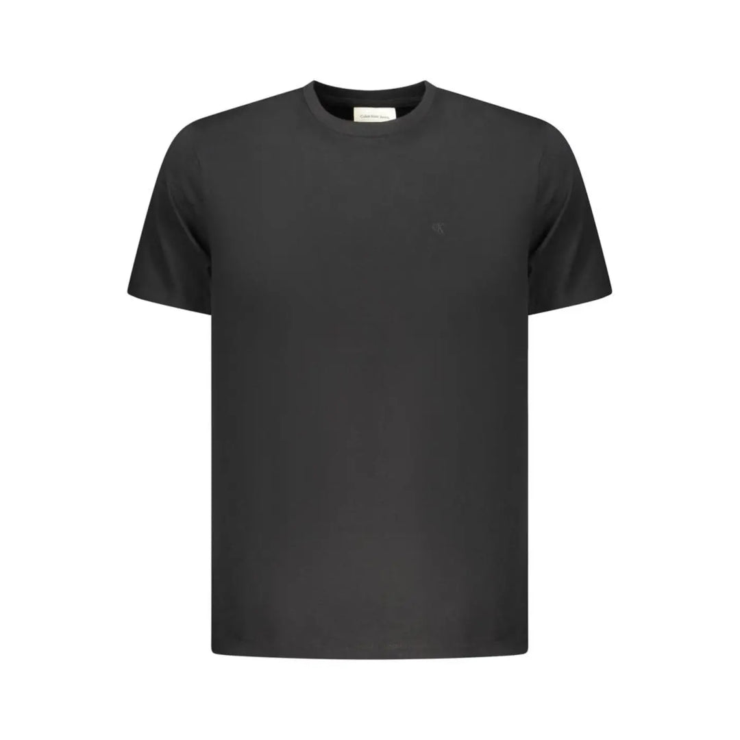 Calvin Klein Black Cotton Men T-shirt